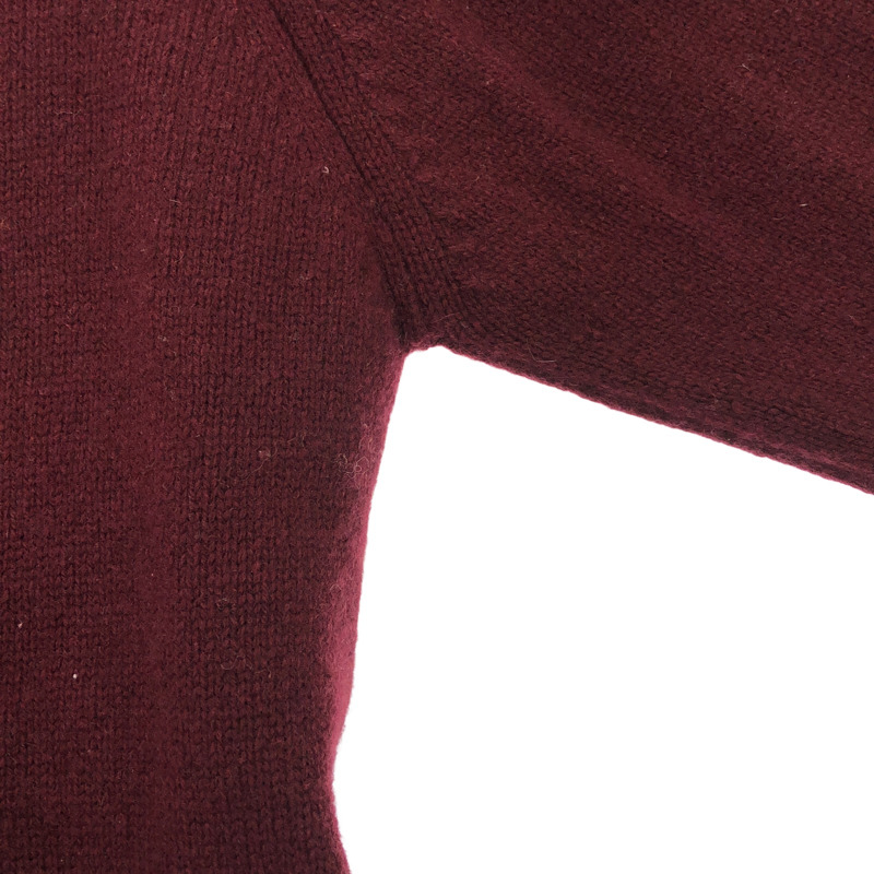 香奈兒針織衫套裝 P11473W02426 羊絨波爾多紅 二手 女士 #36 CC-7