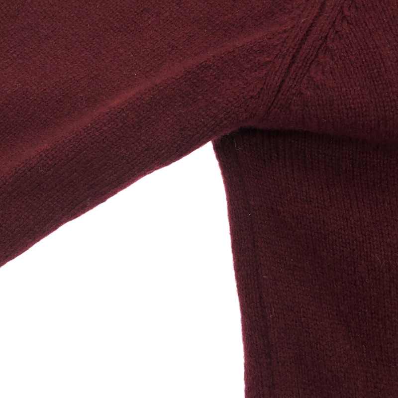 香奈兒針織衫套裝 P11473W02426 羊絨波爾多紅 二手 女士 #36 CC-8