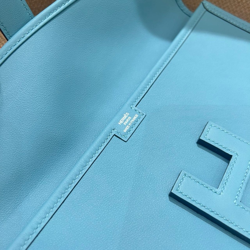 🌈Hermes🩵Jige Elan 29🩵馬卡龍藍色🩵未使用閑置🌟Swift皮🌟-1