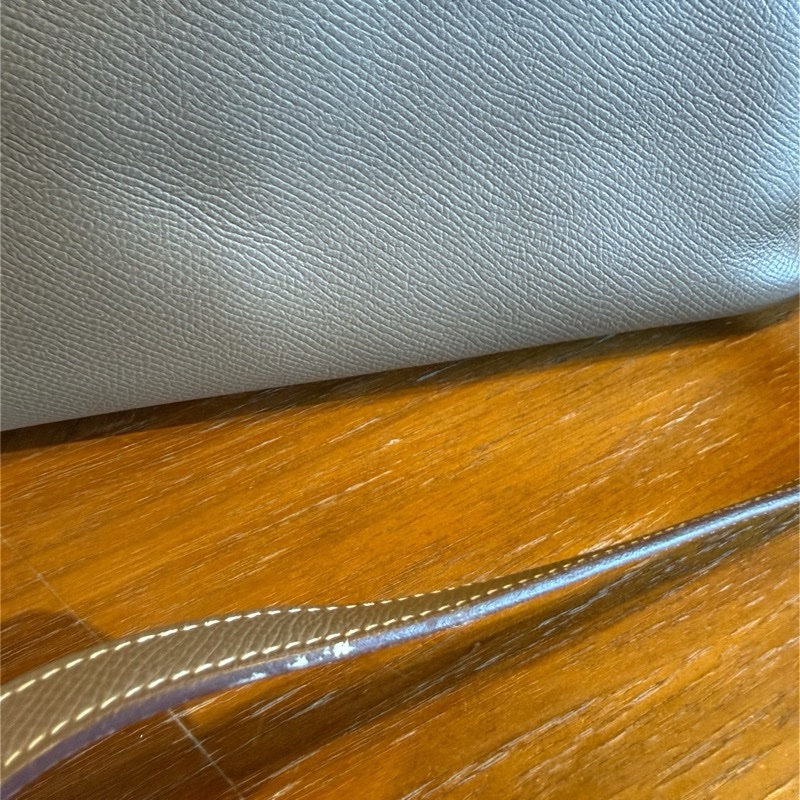 Hermes Bolide 27 EPSOM 大象灰銀扣-14