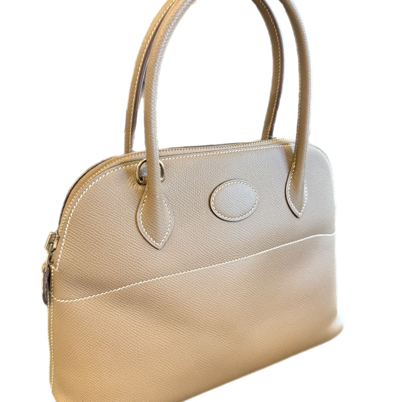 Hermes Bolide 27 EPSOM 大象灰銀扣-2