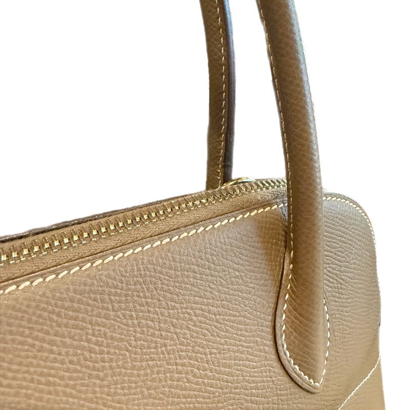 Hermes Bolide 27 EPSOM 大象灰銀扣-5