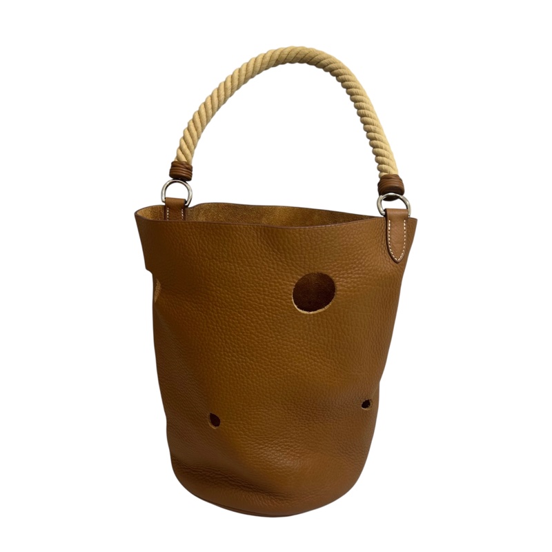 愛馬仕 超稀有破洞水桶包-0