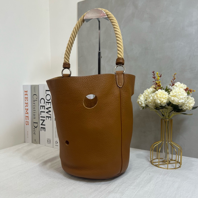 愛馬仕 超稀有破洞水桶包-2