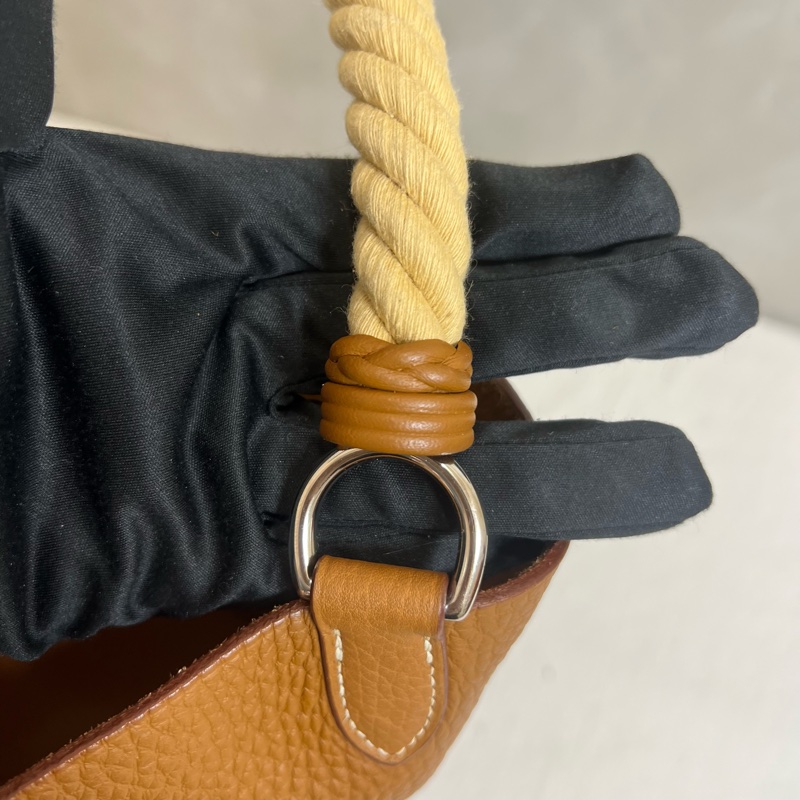 愛馬仕 超稀有破洞水桶包-5