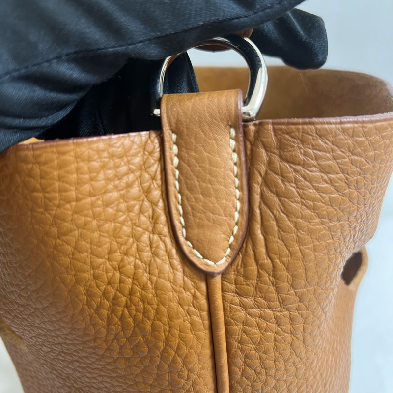 愛馬仕 超稀有破洞水桶包-9