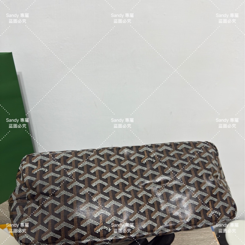 Goyard 狗牙hobo 黑色 全新全配-7