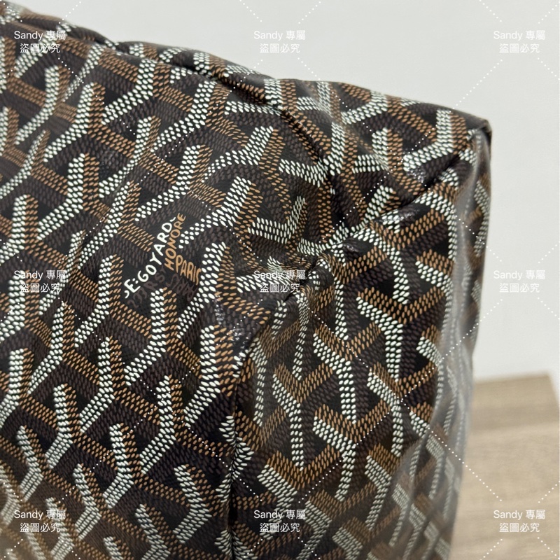 Goyard 狗牙hobo 黑色 全新全配-25