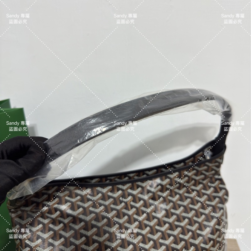 Goyard 狗牙hobo 黑色 全新全配-31