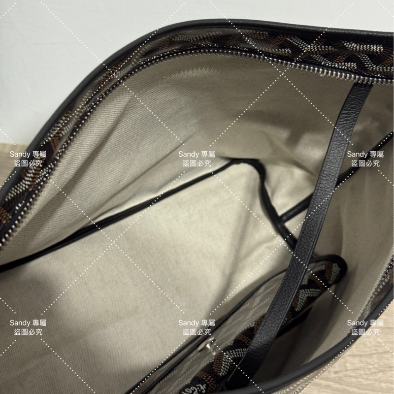 Goyard 狗牙hobo 黑色 全新全配-32