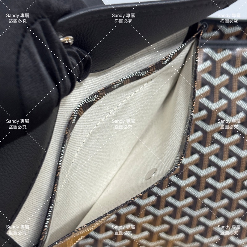 Goyard 狗牙hobo 黑色 全新全配-33