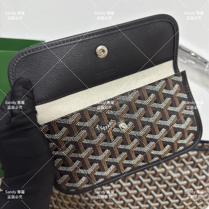 Goyard 狗牙hobo 黑色 全新全配-38