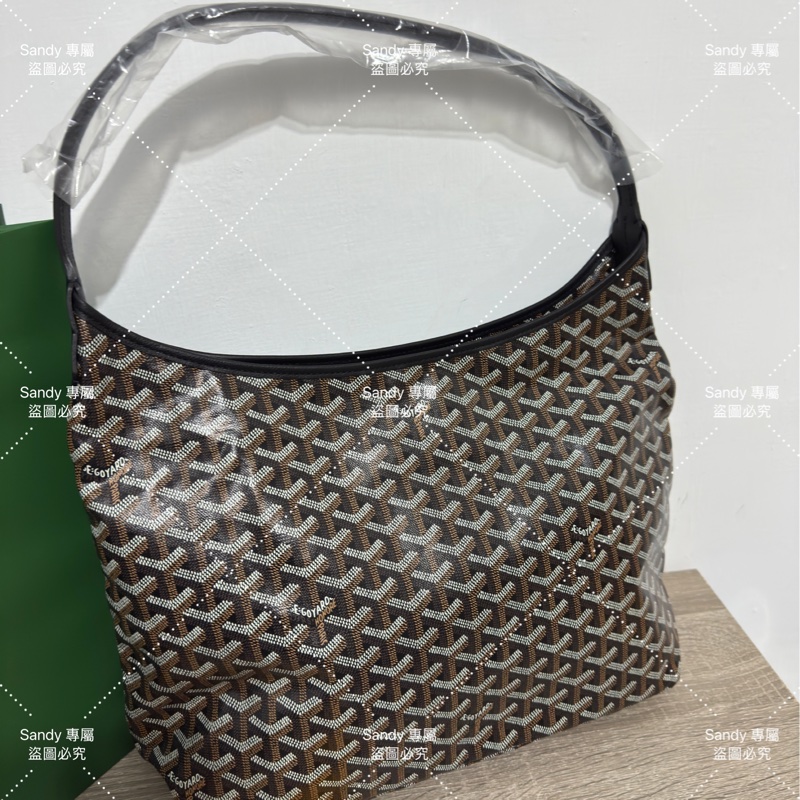 Goyard 狗牙hobo 黑色 全新全配-39