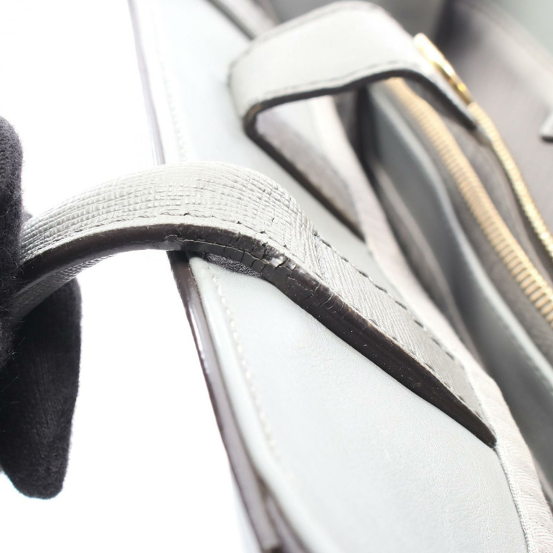 FENDI 2JOURS Toujour 肩背包 8BH250 皮革 灰色 二手 女士-5