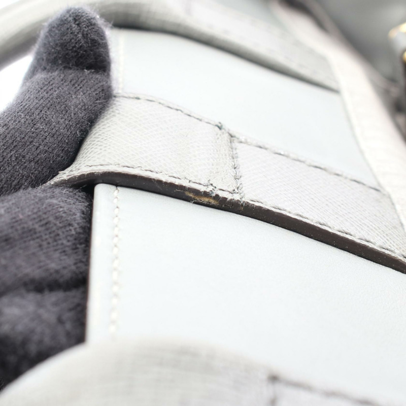 FENDI 2JOURS Toujour 肩背包 8BH250 皮革 灰色 二手 女士-6