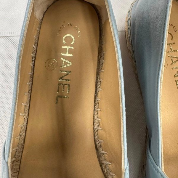 Chanel全新未穿美美的拼色小羊皮美鞋-3