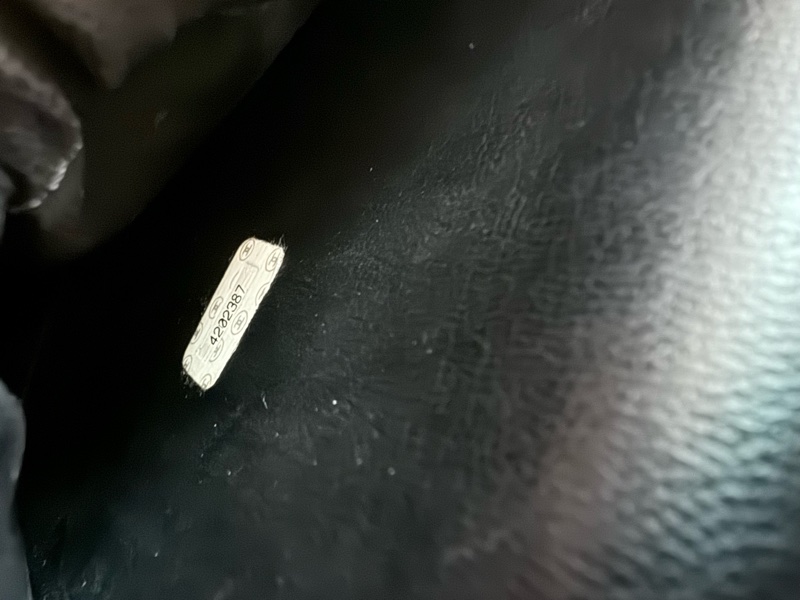 日本中古香奈兒 CHANEL 魚子醬荔枝皮 黑色金鏈 化妝箱 Vintage Vanity bag 化妝包 手提包 有卡有盒-24