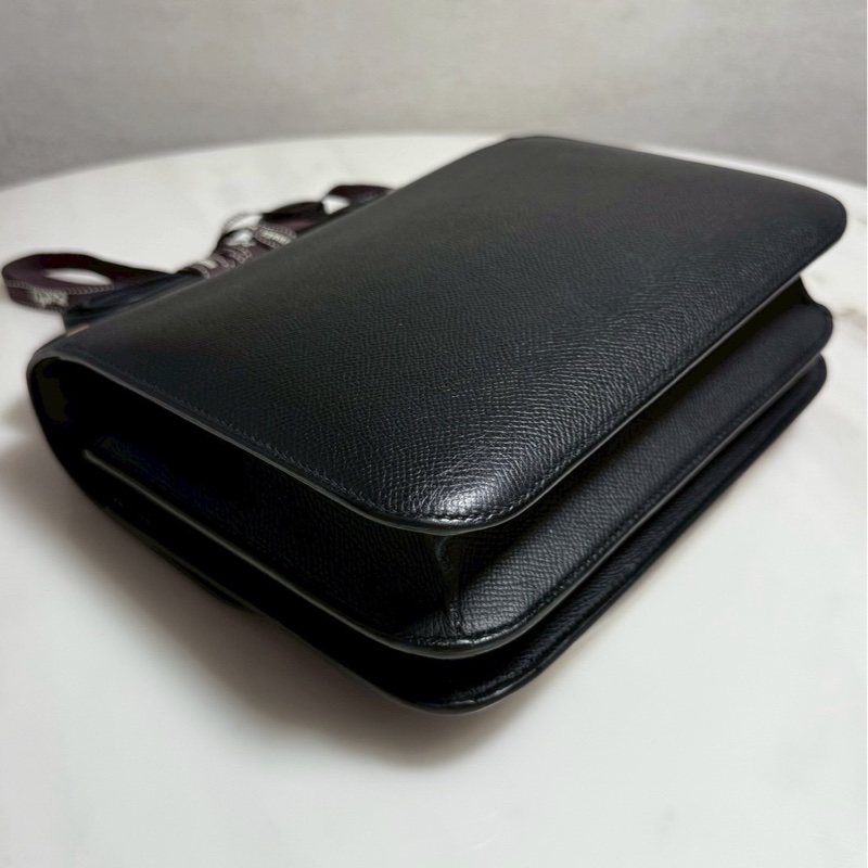 Hermes 康康24 黑金 近全新 附贈鑑定書-15