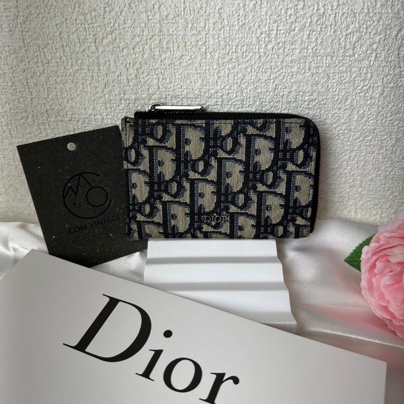 DIOR 緹花布零錢包-1