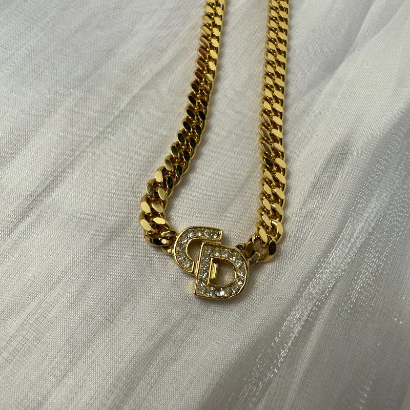 Dior vintage滿鑽項鍊❤️🔥-1