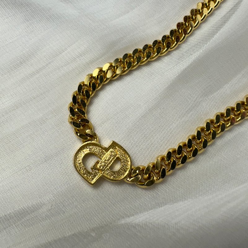 Dior vintage滿鑽項鍊❤️🔥-3