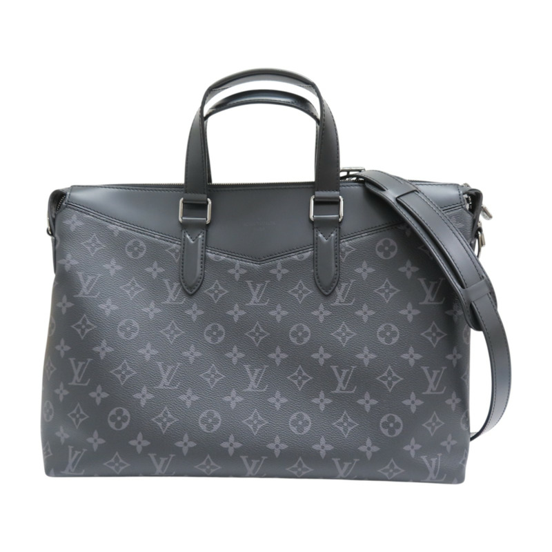 黑色 原花 Eclipse帆布 Explorer 公事包【LOUIS VUITTON LV 路易威登】 M40566-0