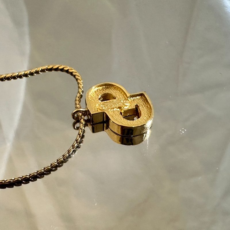 Dior 經典水鑽細鍊 項鍊-1