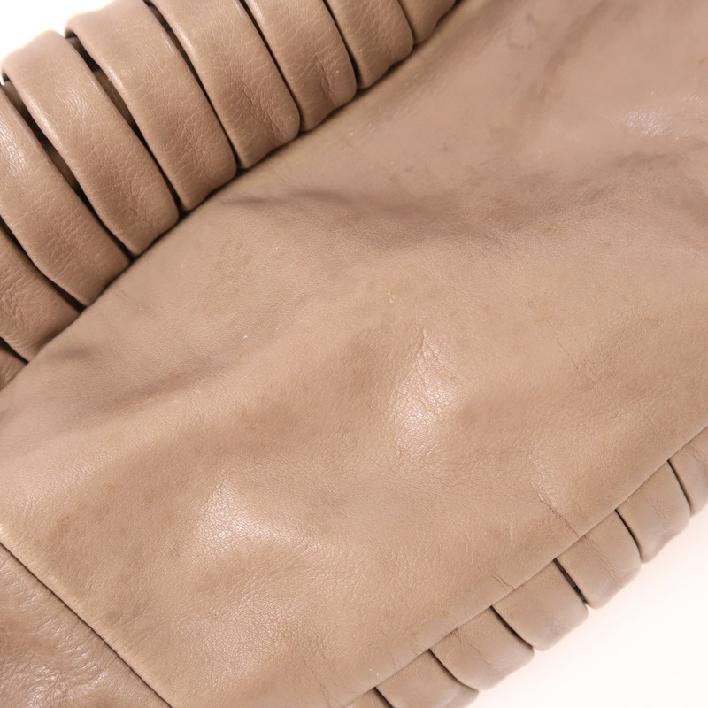 Miu Miu 牛皮皮革2 Way Shoulder金扣手挽肩背兩用袋-14