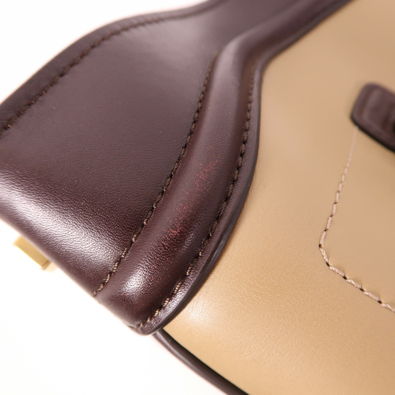 CELINE 牛皮皮革Mini Luggage金扣手挽袋-14