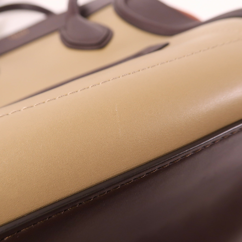 CELINE 牛皮皮革Mini Luggage金扣手挽袋-16