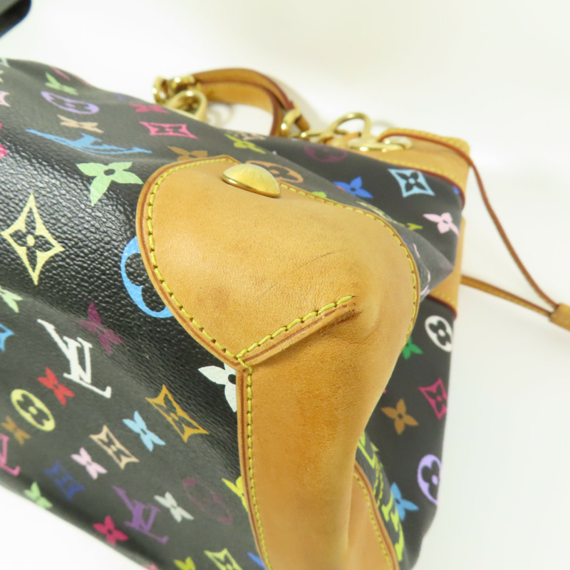 LOUIS VUITTON Monogram Multicolore Ursula金扣肩背袋-9