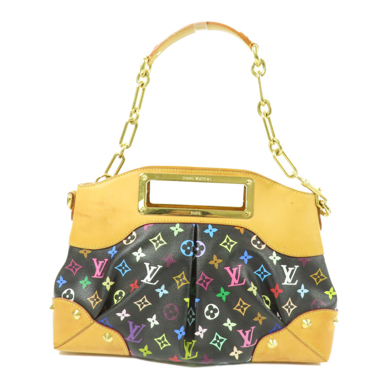 LOUIS VUITTON Monogram Multicolore Judy MM金扣手挽肩背兩用袋-0