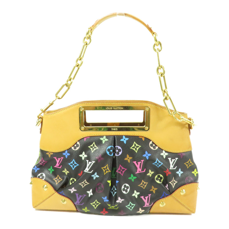 LOUIS VUITTON Monogram Multicolore Judy MM金扣手挽肩背兩用袋-1