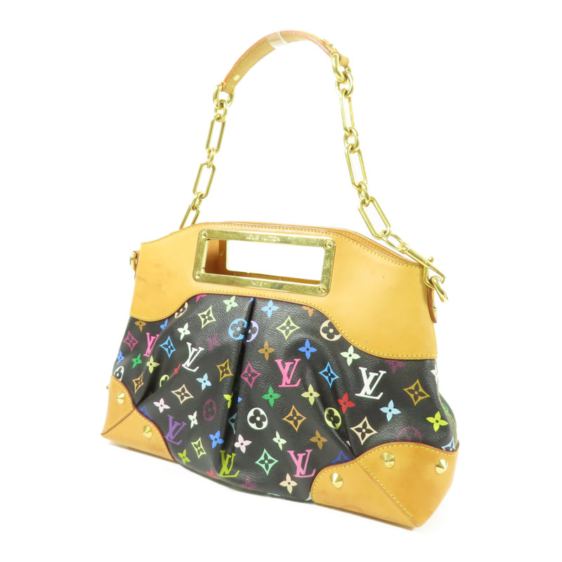 LOUIS VUITTON Monogram Multicolore Judy MM金扣手挽肩背兩用袋-2