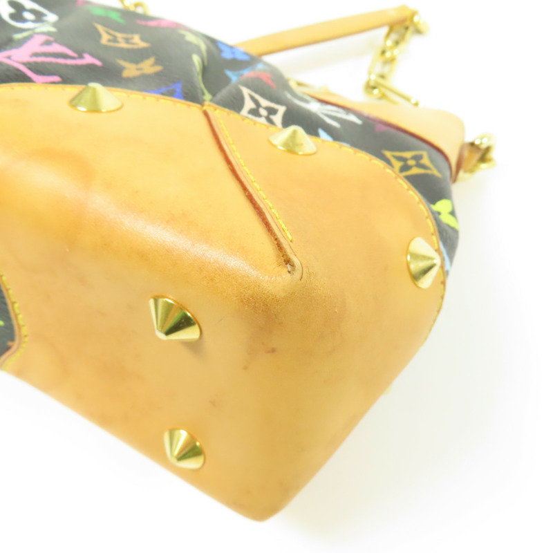 LOUIS VUITTON Monogram Multicolore Judy MM金扣手挽肩背兩用袋-11