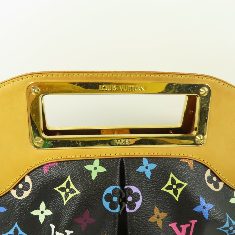 LOUIS VUITTON Monogram Multicolore Judy MM金扣手挽肩背兩用袋-13