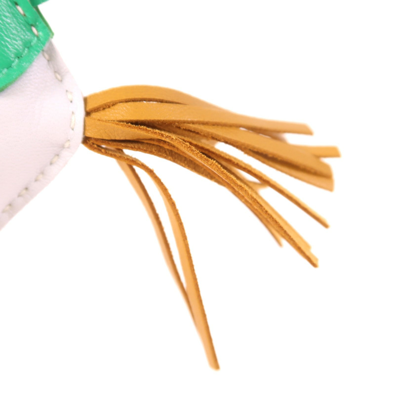 HERMES 羊皮皮革Rodeo PM掛飾-5