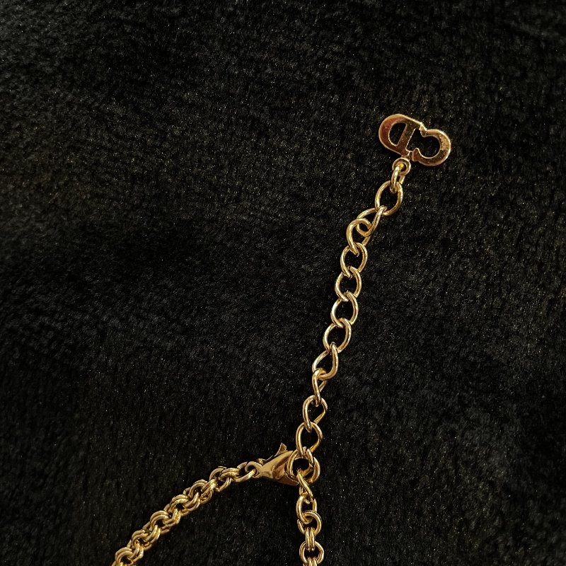 現貨 DIOR VINTAGE四鑽項鍊-2