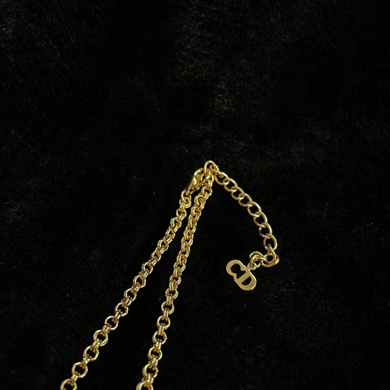 現貨 DIOR VINTAGE四鑽項鍊-3