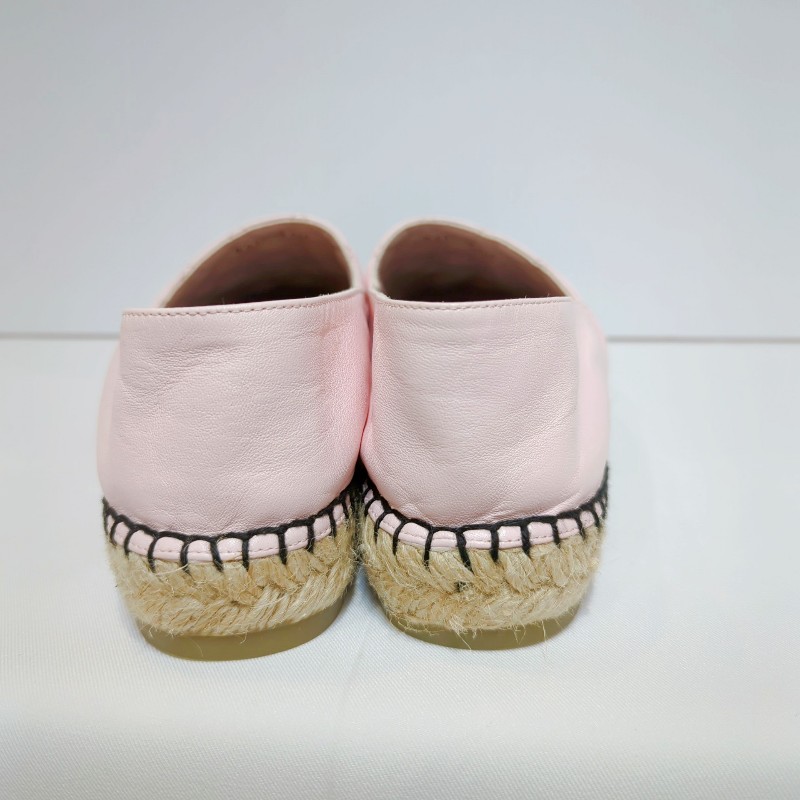 莉亞精品♡Chanel 粉羊皮漁夫鞋 尺碼41-3