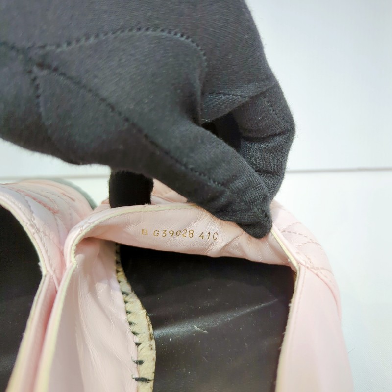 莉亞精品♡Chanel 粉羊皮漁夫鞋 尺碼41-10