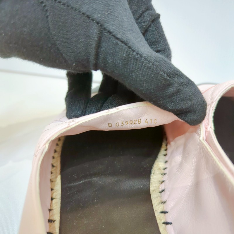 莉亞精品♡Chanel 粉羊皮漁夫鞋 尺碼41-11