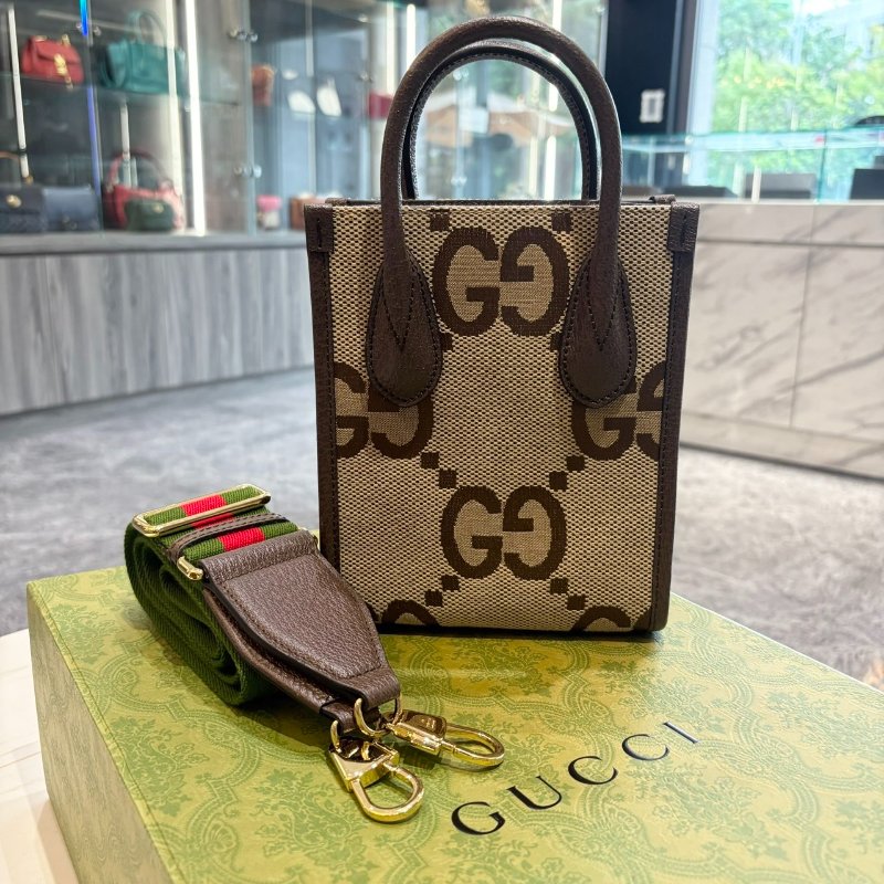 *SHIHNA名牌精品* GUCCI Jumbo GG mini帆布包-0