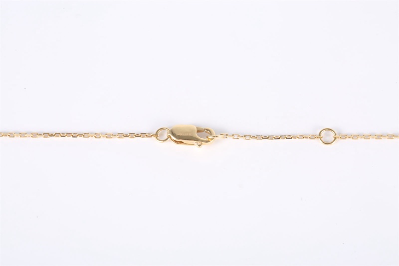 Fred（斐登）Force 10 馬蹄扣 項鏈 迷你 滿鑽 18K黃金/鑽石 項鏈 黃金 18K-4