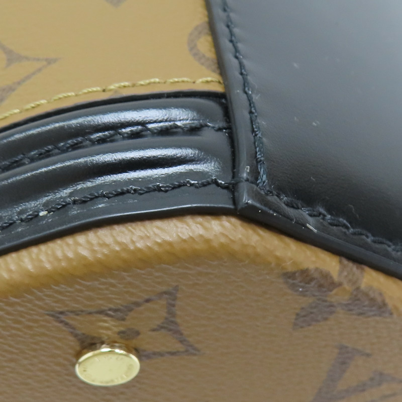 棕色 原花 帆布 Cannes 圓筒包 兩用包  M43986-13