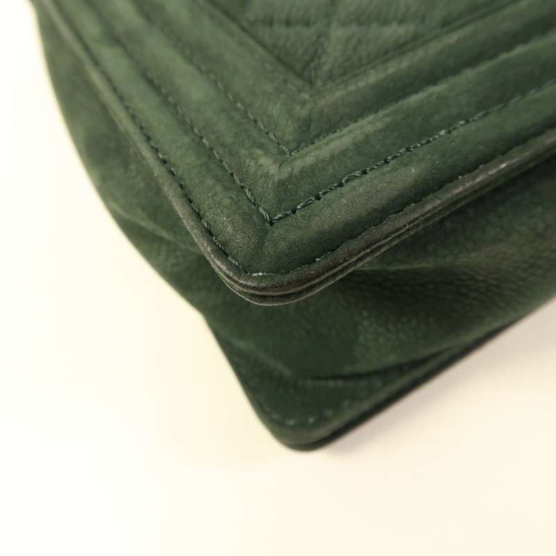 CHANEL 牛皮皮革Boy Chanel 30鏈帶肩背袋-15