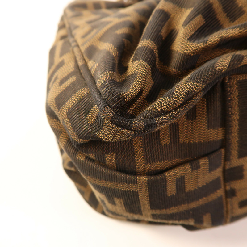 FENDI 帆布Shoulder Bag金扣肩背袋-11