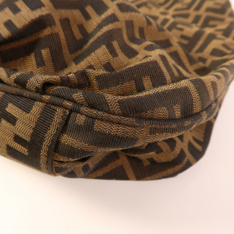 FENDI 帆布Shoulder Bag金扣肩背袋-12