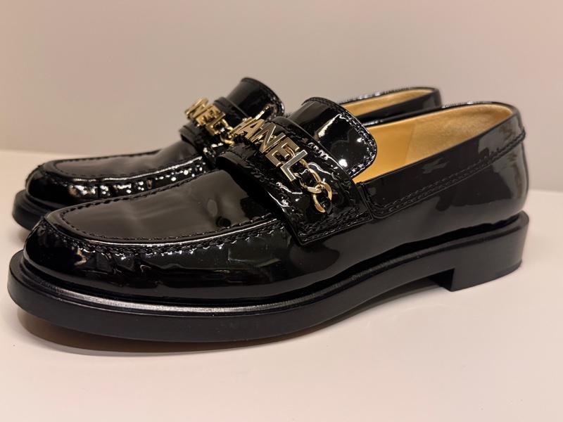 香奈兒樂福鞋小牛皮37號-1