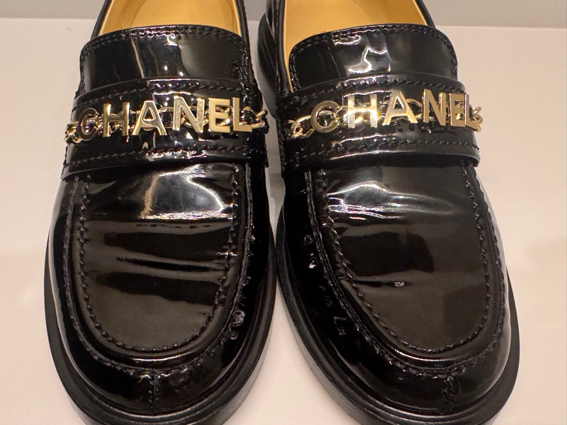 香奈兒樂福鞋小牛皮37號-5